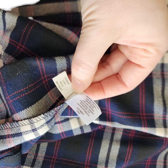 Lane Bryant Womens Perfect Drape Wide Leg Pants Plus Size 26 Plaid High Rise - Picture 9 of 13